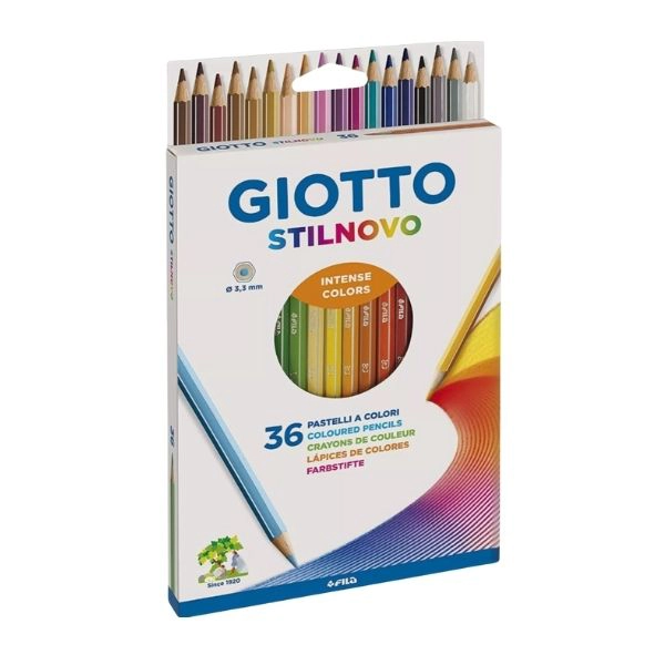 Pastelli Giotto Stilnovo - Set 36 colori intensi