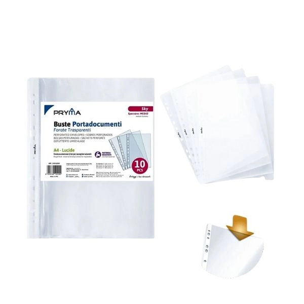 Pryma - Buste Porta Documenti A4 Lucide
