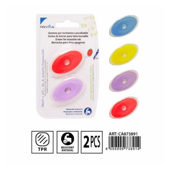 Gomma per Inchiostro Cancellabile Pryma – Set 2 Pezzi