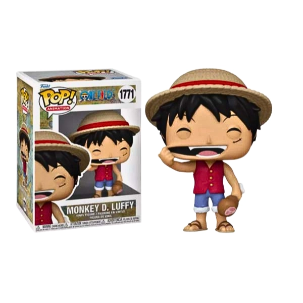 Action Figure Funko Pop One Piece - Monkey D. Luffy 1771 (con Carne)
