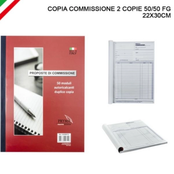Copia Commissione 2 Copie 50/50 FG 22x30 cm