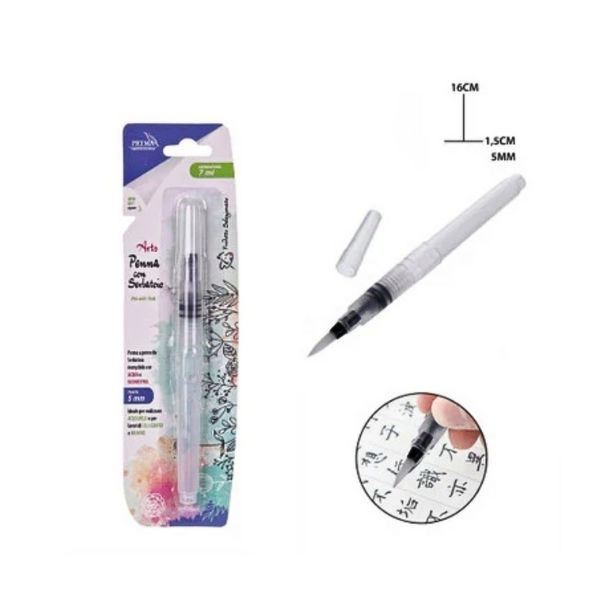 Pryma - Penna con Serbatoio | Punta 5 mm | 16x1.5 cm