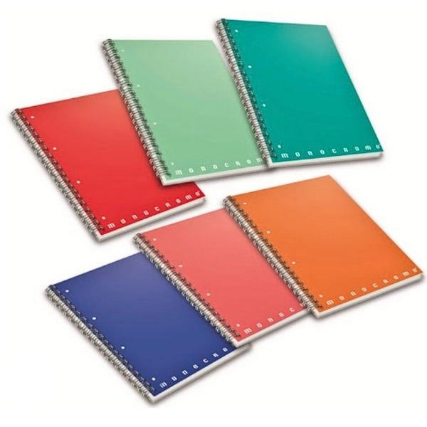Quaderno Maxi Spiralato Monocromo 5M – 70 Fogli