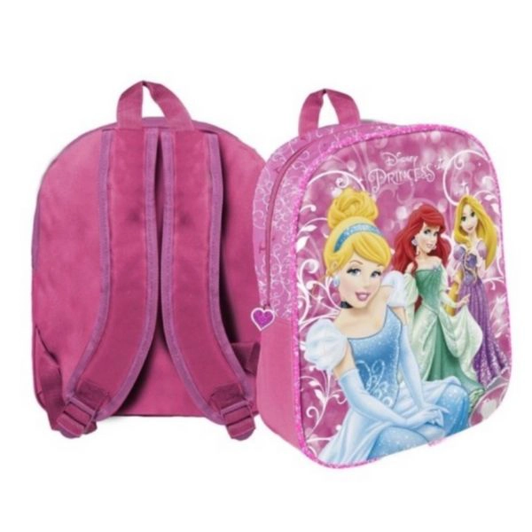 Zaino Disney Princess 32 cm - Cuore Rosa