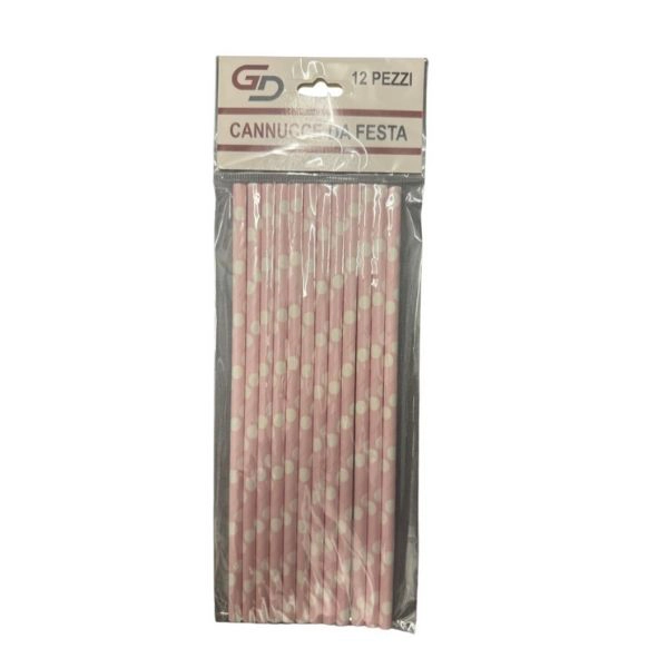 Cannucce da Festa Rosa - 60 Pezzi