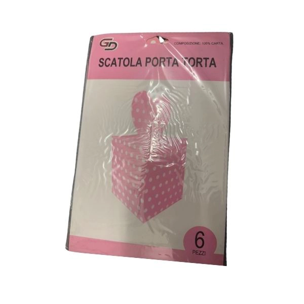 Set di Scatole Porta Torta - 30 Pezzi ( Rosa)