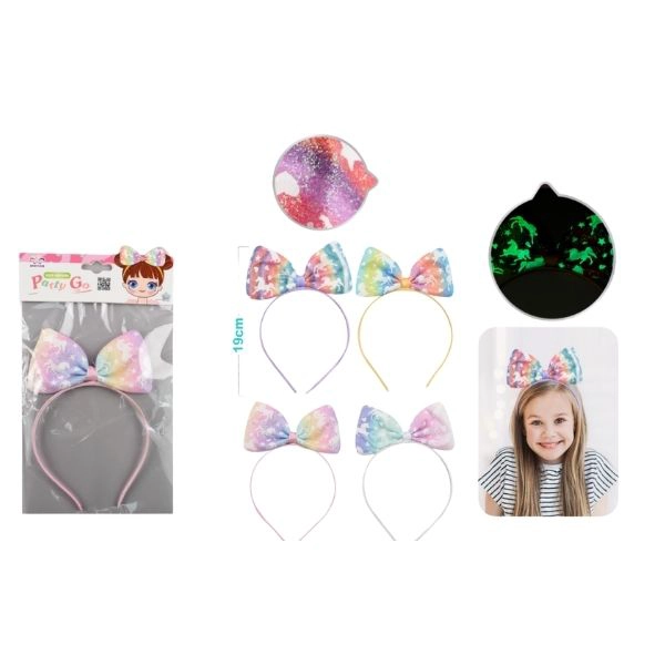 Cerchietto Farfalla Luce Notturna 19CM-5PZ