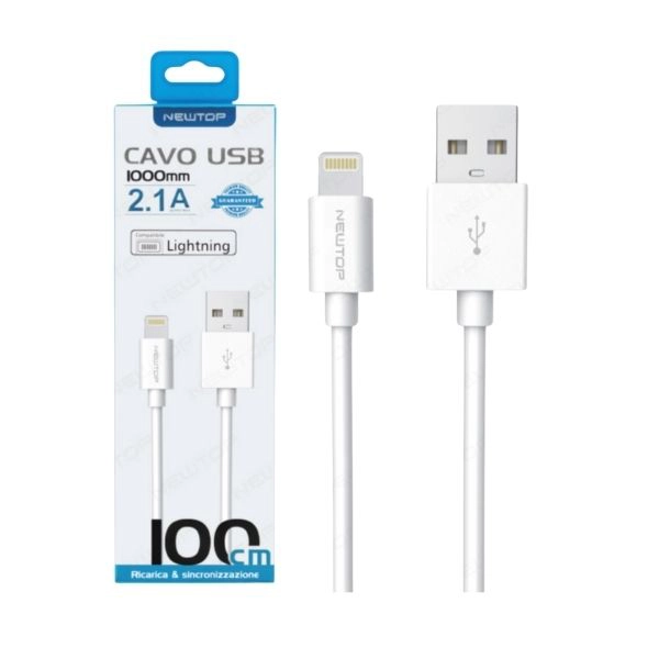 Simply Cavo USB/Lightning 100CM - 2.1A