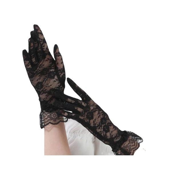 Guanti in Pizzo 25 cm - Set da 5 Paia