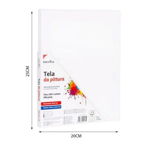 Tela da Pittura 20x25x1,6 cm