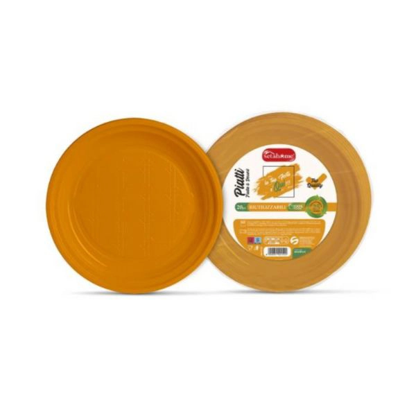 Piatti Piani Arancio NAT-BIO