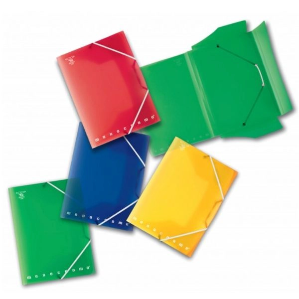 Cartella 3 lembi con elastico PPL 25x35 cm