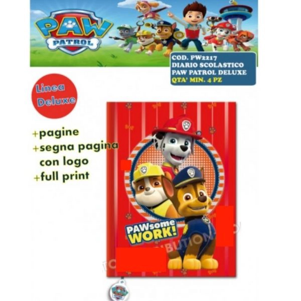 Diario Deluxe Paw Patrol PW2217
