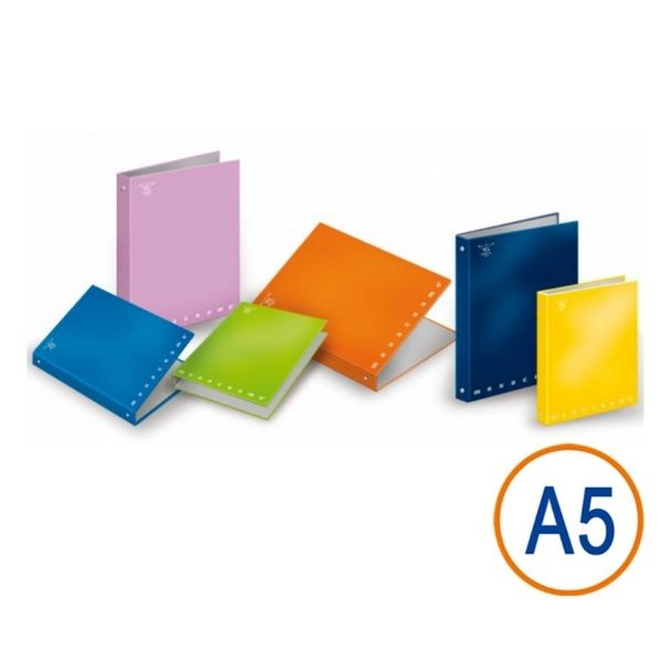 Raccoglitore 4 Anelli 18x22 Ø 25 Monocromo