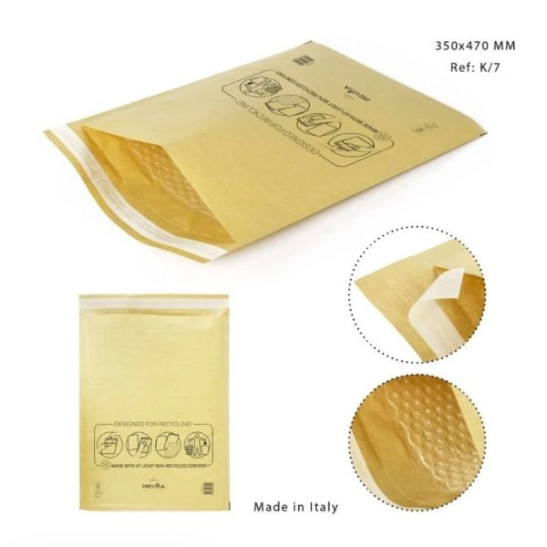 Busta Gialla Imbottita G/4 240x330 mm