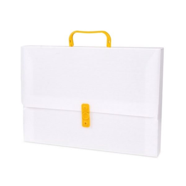 Valigetta Polionda Bianca 37x53x4 cm con Manico