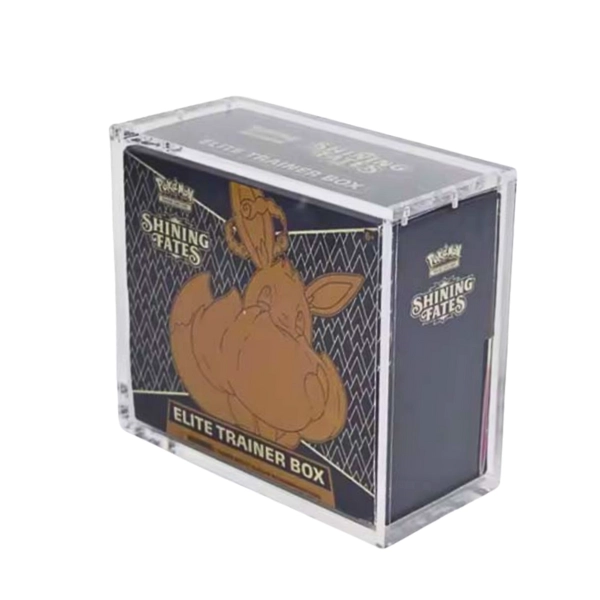 Clear Elite Trainer Box 190x170x90mm – Vetrina Acrilica per Pokémon ETB