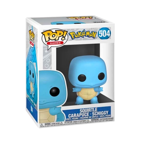 Funko Pop! Pokémon Squirtle #504 - Vinyl Figure - 9.5 cm