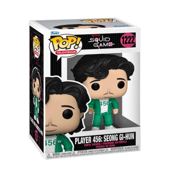 Funko Pop TV Squid Game Seong Gi-hun #1222 Player 456