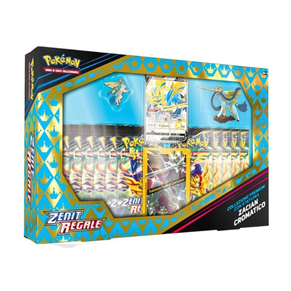 Pokémon Collezione Premium Zenit Regale con Figura Zacian Cromatico (ITA)