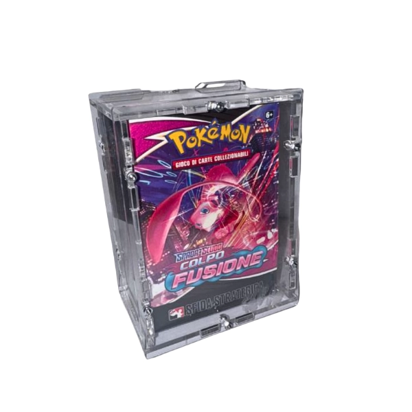 Pokémon Colpo Fusione Box Sigillato con Protezione Acrilica (Italiano)