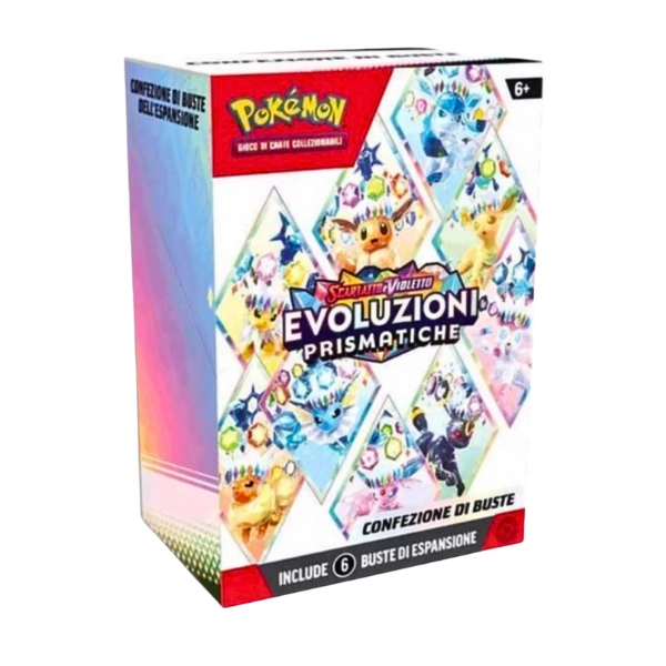 Pokémon Scarlatto e Violetto – Evoluzioni Prismatche | Confezione con 6 Buste (Italiano)
