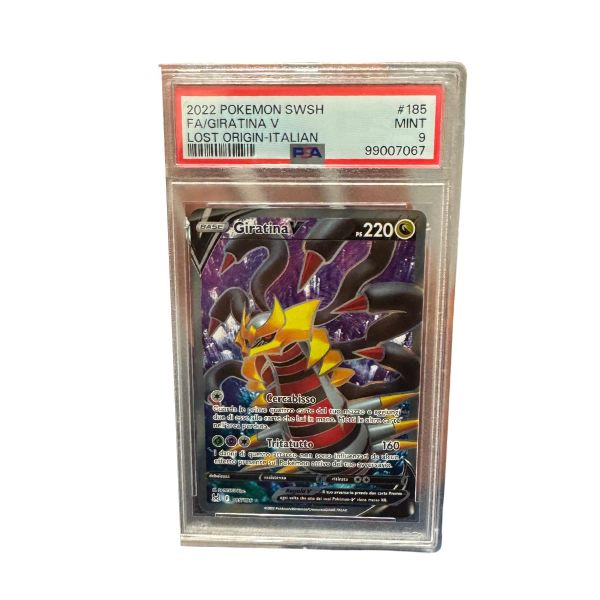 Giratina V #185 Lost Origin Italiano PSA 9 – Carta Pokémon Gradata