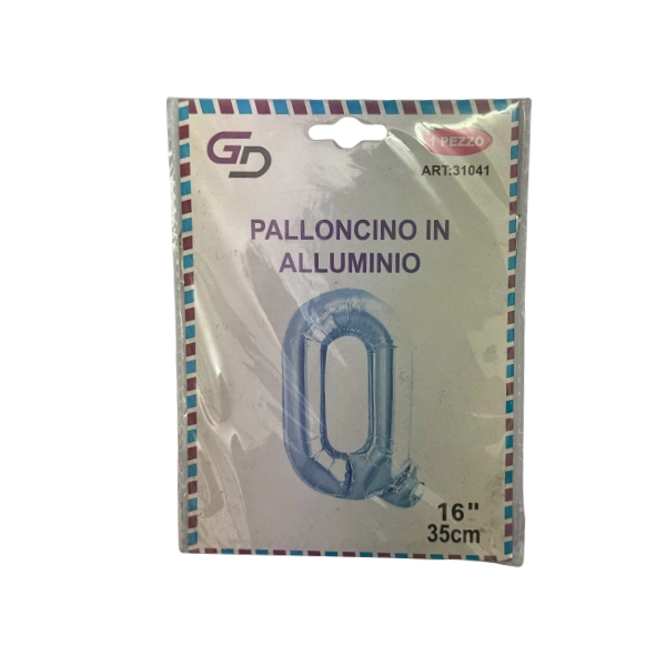 Palloncino Lettera Q Argento