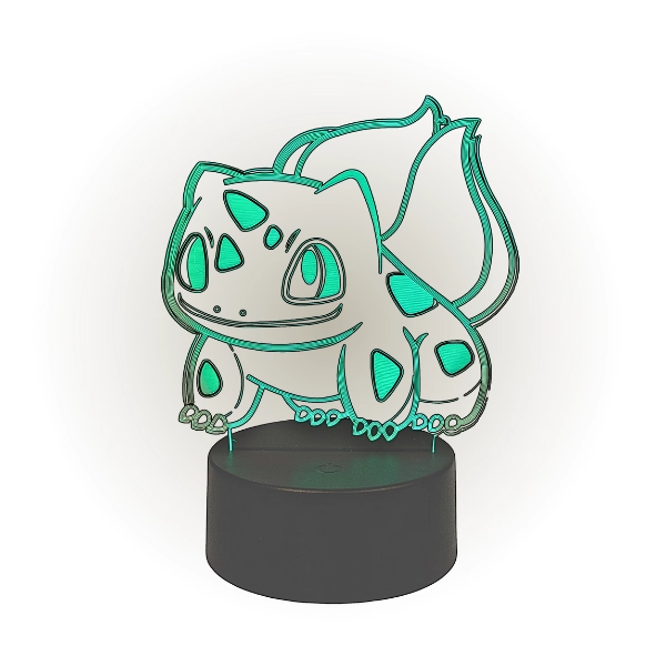 Lampada 3D Pokémon