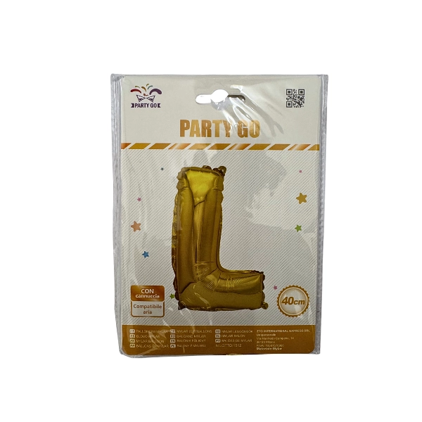 Palloncino Lettera L Oro