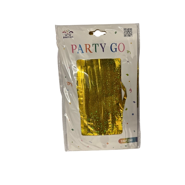 Tenda Decorativa a Frange Oro – 1x2 Metri – PartyGo