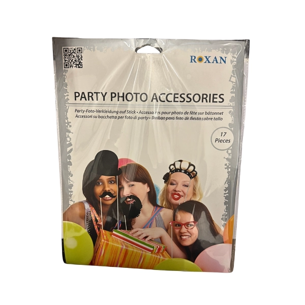 Set Accessori per Photo Booth – 17 Pezzi – Roxan Party Photo Accessories